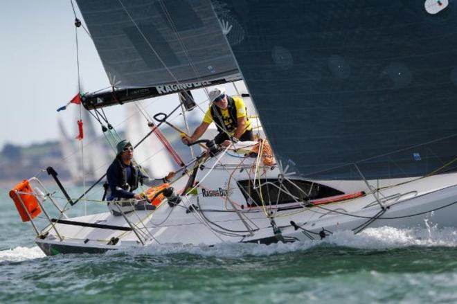 Winning IRC Three and the Two Handed division in the 2016 RORC Season's Points Championship:  Raging Bee, JPK 10.10, Louis-Marie Dussere © Paul Wyeth / www.pwpictures.com http://www.pwpictures.com